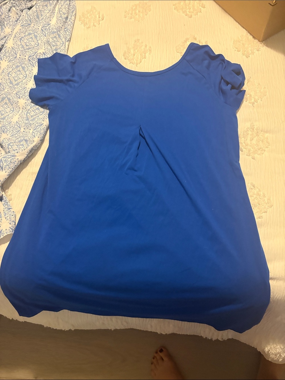 Amazon Women’s Royal Blue Short Sleeve cotton dress